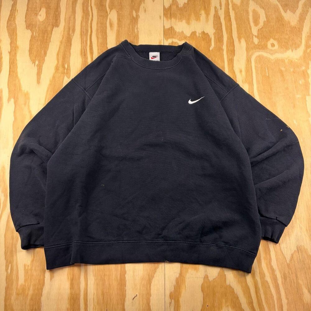 Vintage 90s Nike Crewneck Sweatshirt – Black – Men’s L